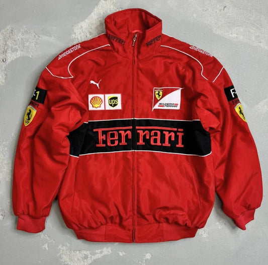 Ferrari F1 Red Racer Jacket –Warmsouls - Warmsouls