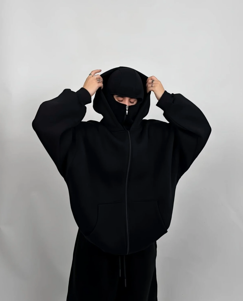 Balaclava Hoodie Zipper