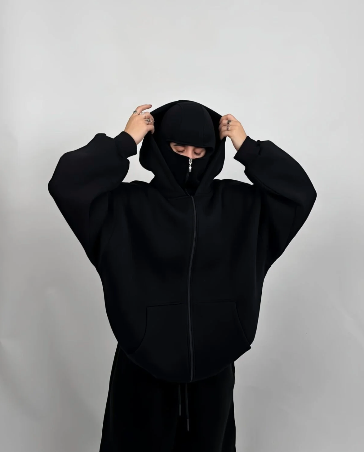 Balaclava Hoodie Zipper