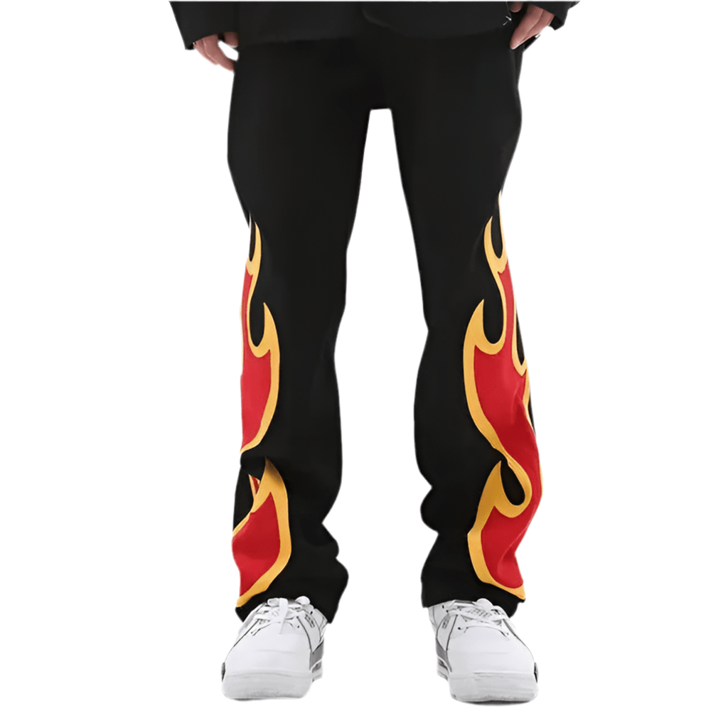 Blazing Fire Streetwear Pants - Warmsouls