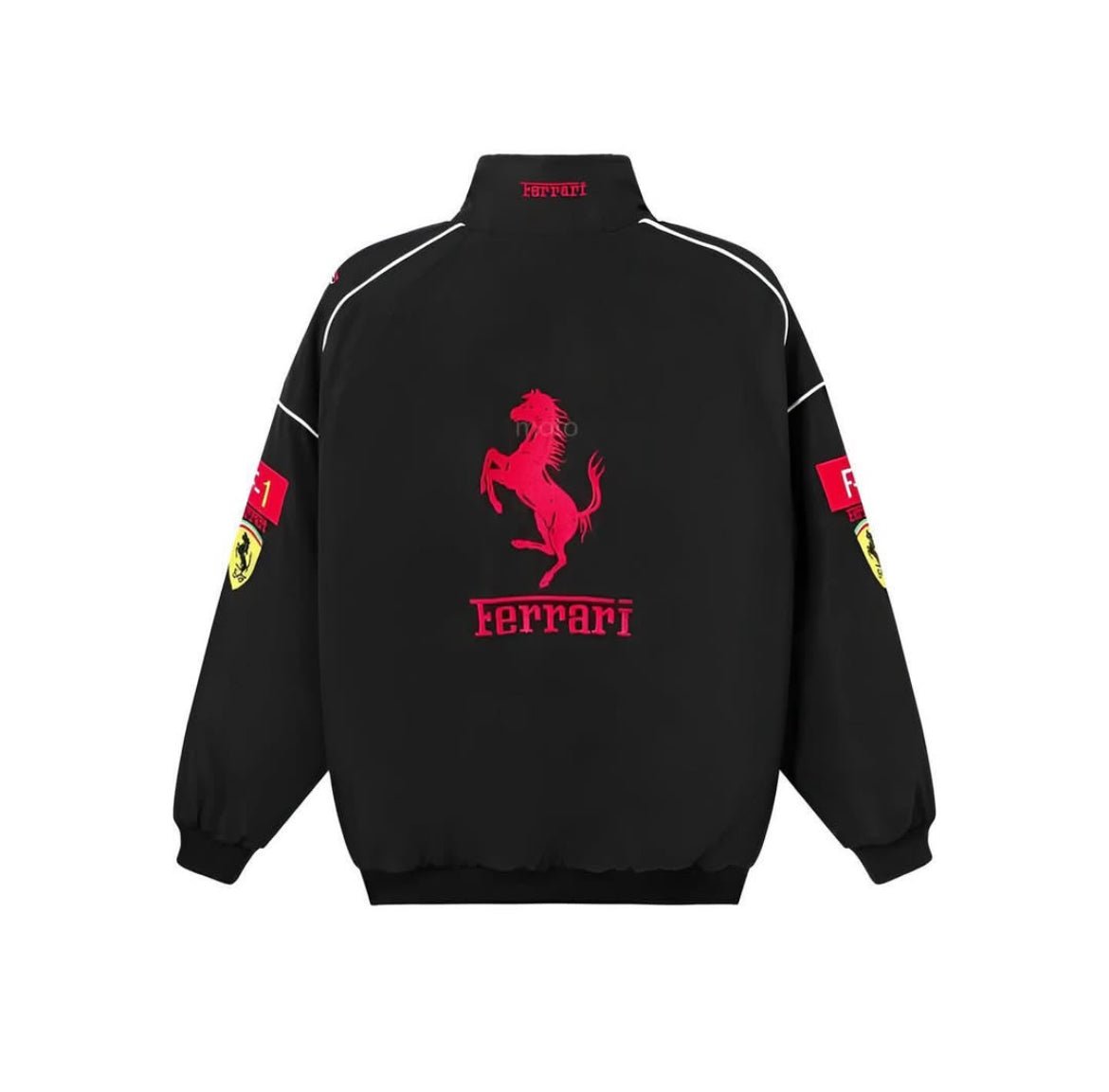 Ferrari F1 Racing Black Jacket - Warmsouls