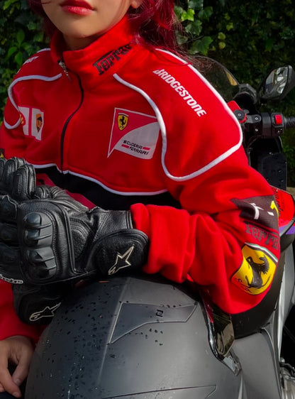 Ferrari F1 Red Racer Jacket –Warmsouls - Warmsouls