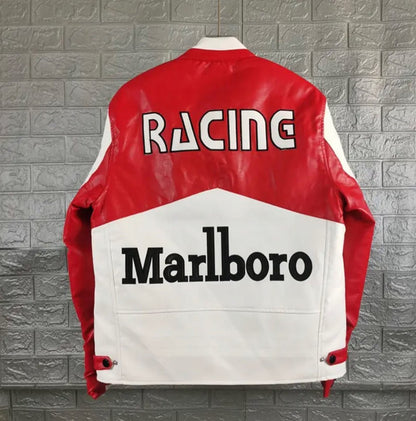 Marlboro Racing Leather Jacket - Warmsouls