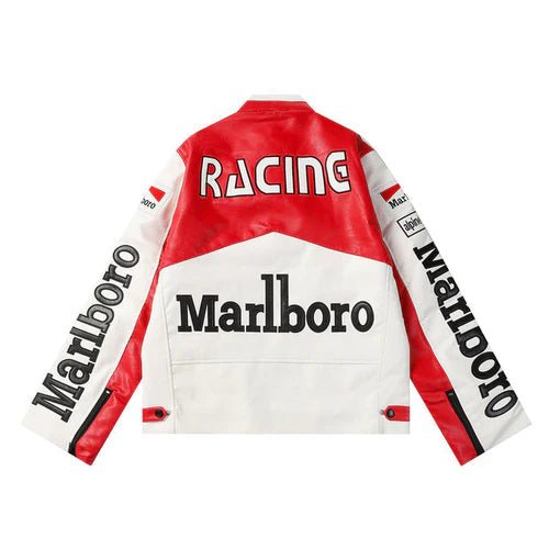 Marlboro Racing Leather Jacket - Warmsouls