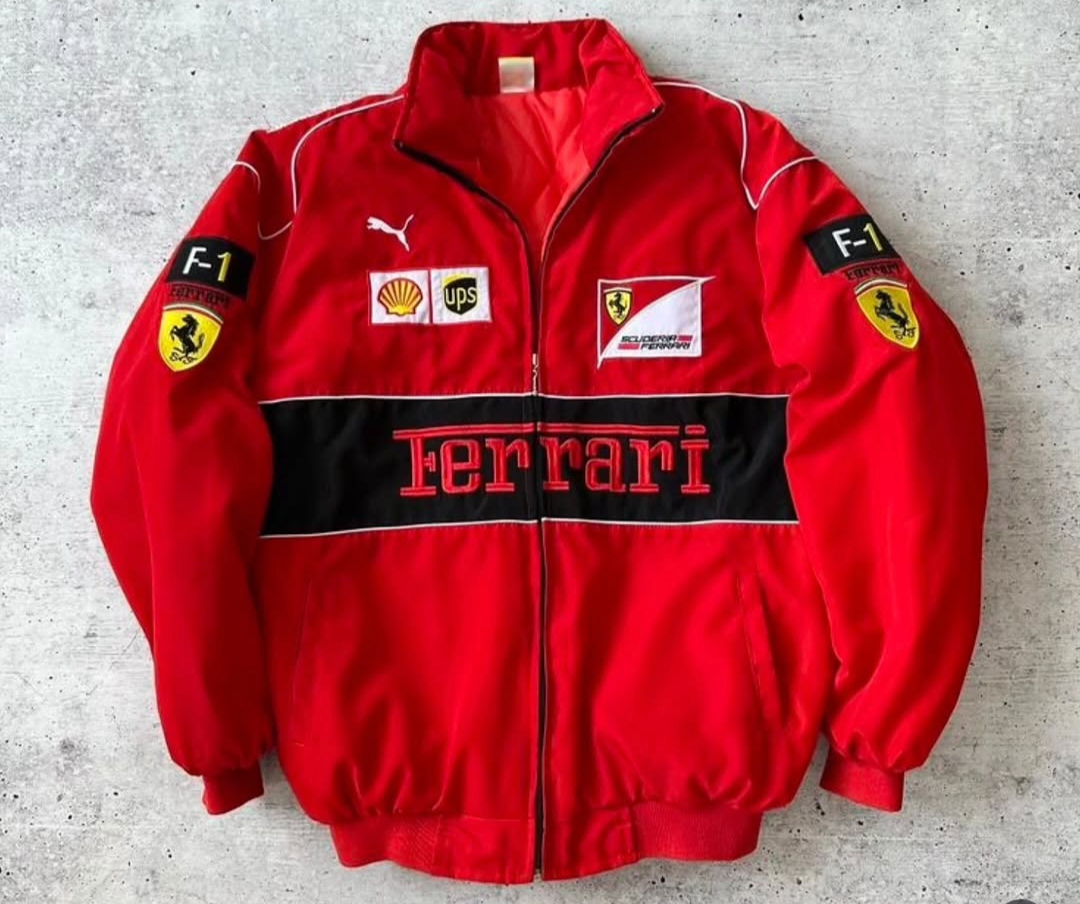 Red Ferrari f1 Jacket